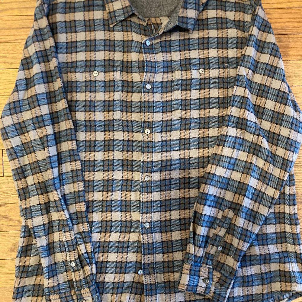 Carbon 2 Cobalt Mens Size L Flannel